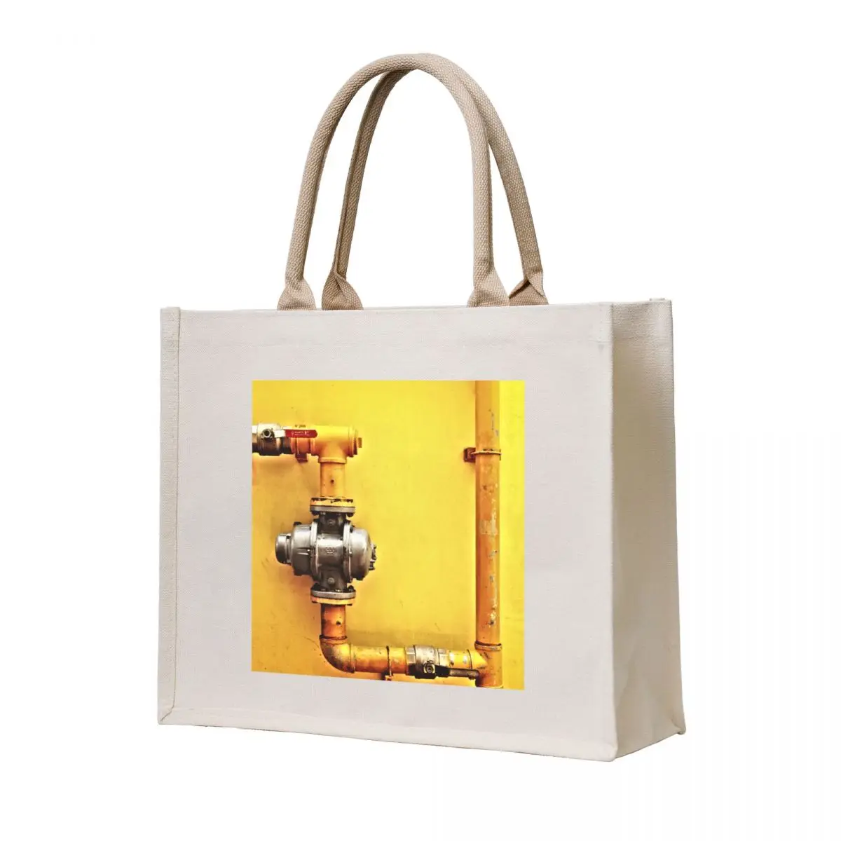 

Yellow pipes Tote Bag Women's bags Cloth bags shopper bag woman