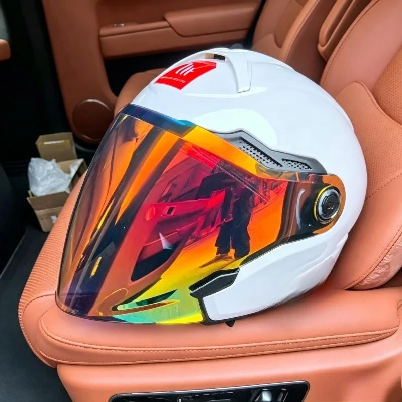 Spain MT Original Double Lens DOT ECE Approved Open Face Motorcycle Helmet Men Capacete Cascos casco moto motocross