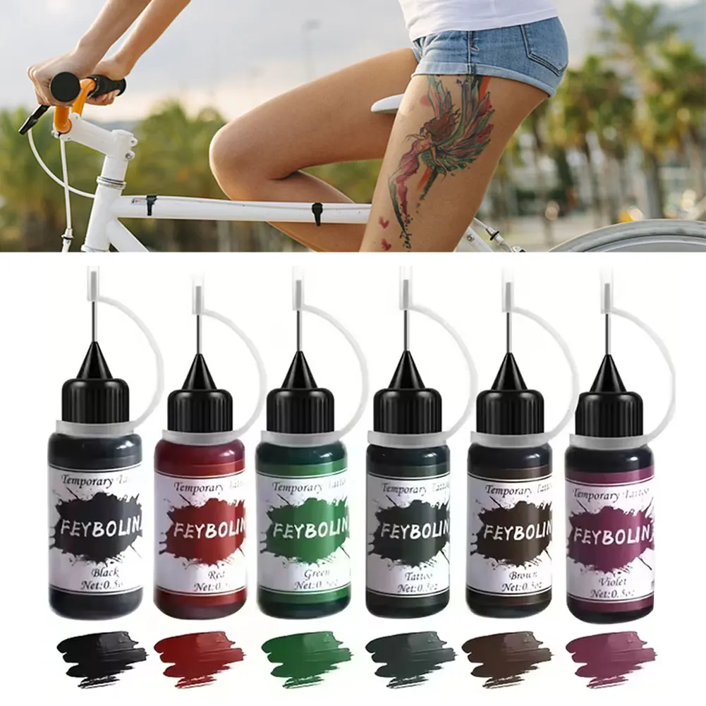 11 Color Tattoo Cream Juice Paste-Temporary Body Art Painting Cream for Henna Tattoo Semi Permanent DIY Juice Paste for Body Art