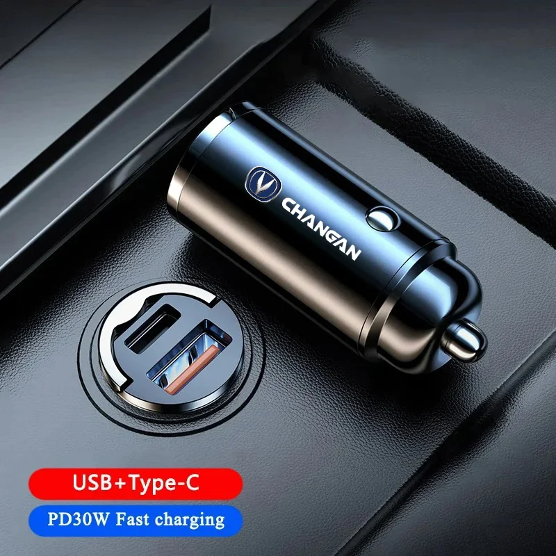 Car Charger Adapter USB PD Type C Fast Charging Quick Charge For Changan CS75 CS35 Plus CS15 CS95 RAETON CX70 car accessories
