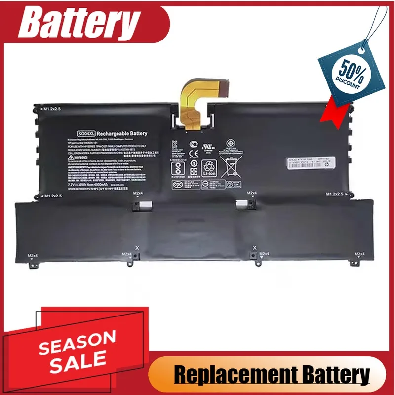 

Laptop Battery 7.7V 4950mAh SO04XL for Hp Spectre 13-V016TUSeries 843534-1C1 HSTNN-IB7J Brand-New High Quality