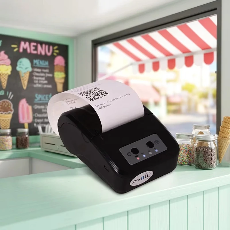 imprimante-thermique-portable-sans-encre-imprimante-mobile-wifi-imprimante-de-recus-miniature