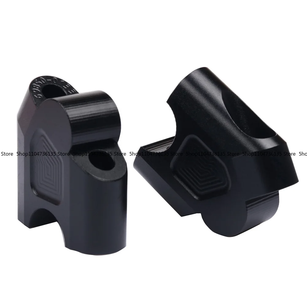 Motorcycle electric vehicle modification accessories CNC aluminum alloy handlebar heightening code, faucet heightening 22MM 28MM