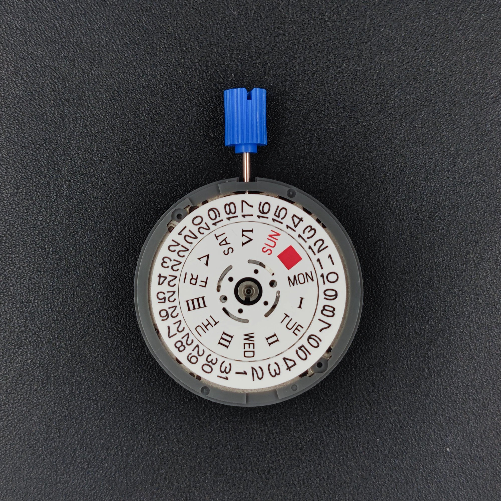 اليابان حقيقية NH36 NH36A الحركة الميكانيكية الرومانية-الإنجليزية يوم تاريخ القرص تاج في نسخة 3.0/3.8 Mod NH36 4R36 تاريخ أبيض/أسود