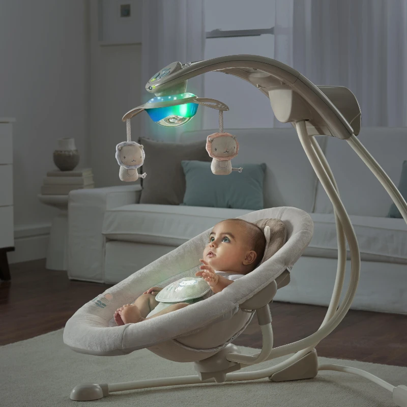 Baby rocking chair, electric swing, soothing  baby sleeping, baby lying  cradle