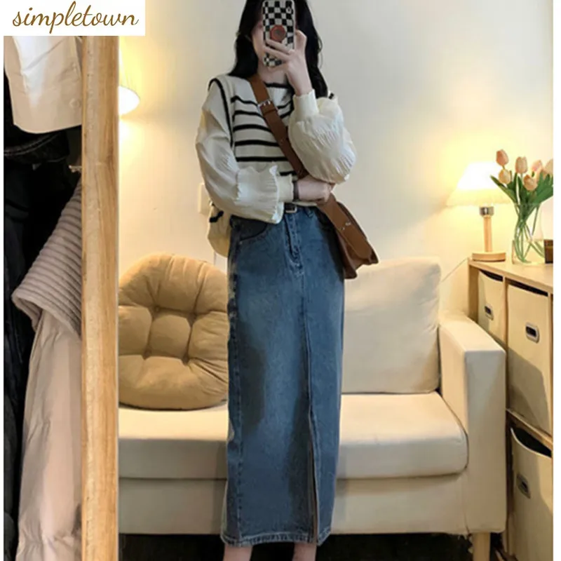 

Autumn and Winter Korean Edition New Fashion Dressing Sweet Style Light Maturity Slimming Style Skirt Two Piece Set