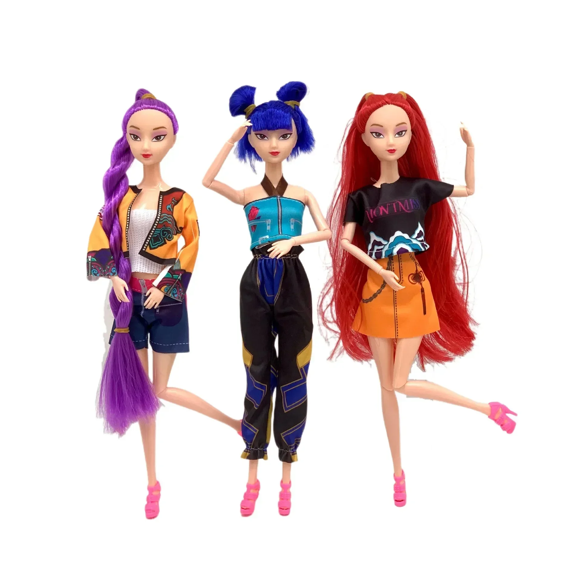 Magical Girl Anime Doll Collection | Poseable Figure with Stylish Fashion Set - Perfect for Play & Showcase