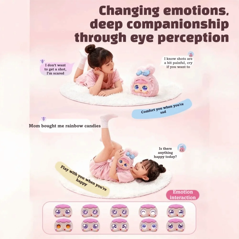 AI Continuous Dialogue AI Cat Plush Intelligent Voice Communication Personal Companion AI Companion Doll KeyChain Relaxing Chat