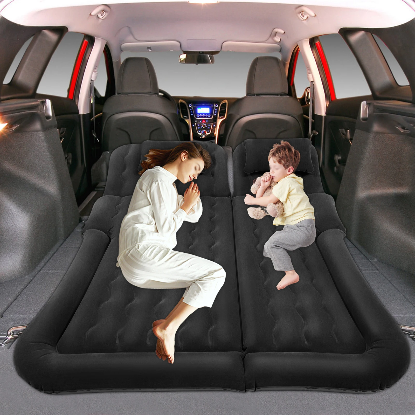 

Air Mattress with Air Pump, Comfort Inflatable Mattress, Quiet Surface Portable Blow Up Bed, Air Bed for Home and Outdoor