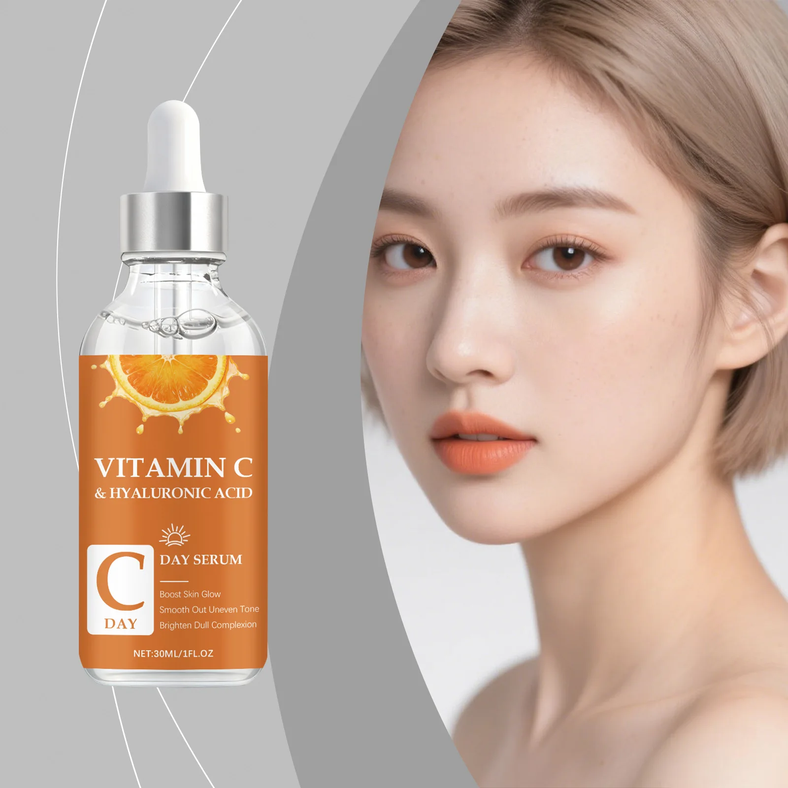 

Vitamin C Essence For Face Even Skin Tone Keep Smooth Shrink Pores Moisturizing Dry Reduce Fine Lines Facial Brightening Serums