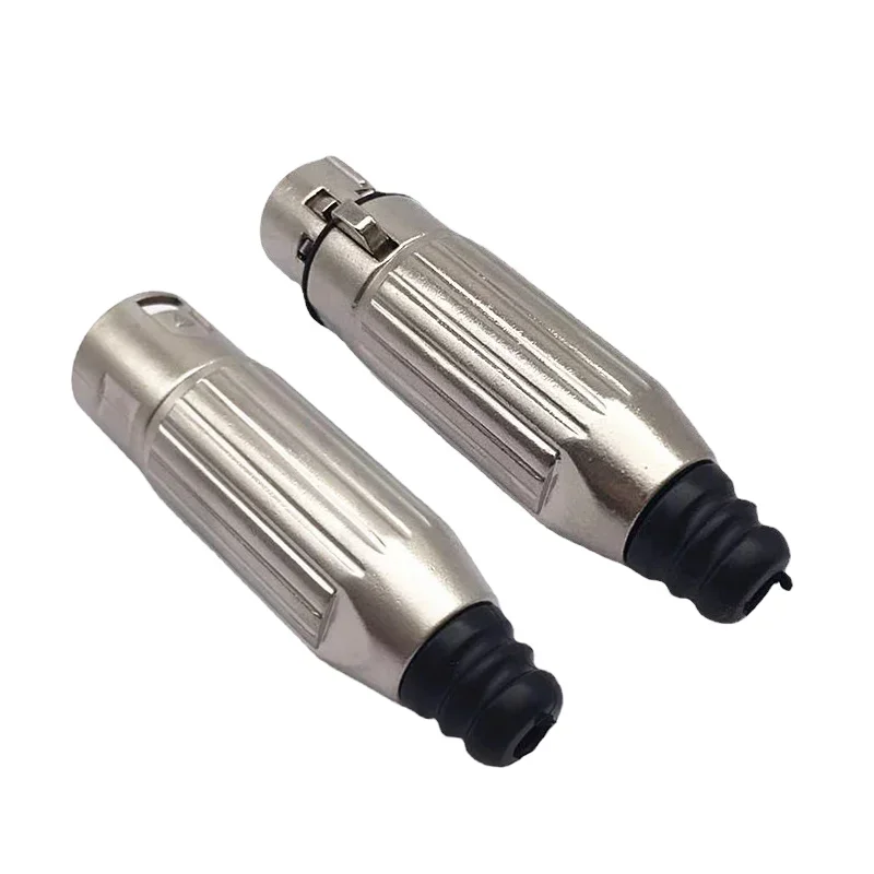 5/20/100PCS Metal High Quality XLR Connector Plug 3Pin Male & Female Plug for Microphone Cable Audio Plug Connector Speaker