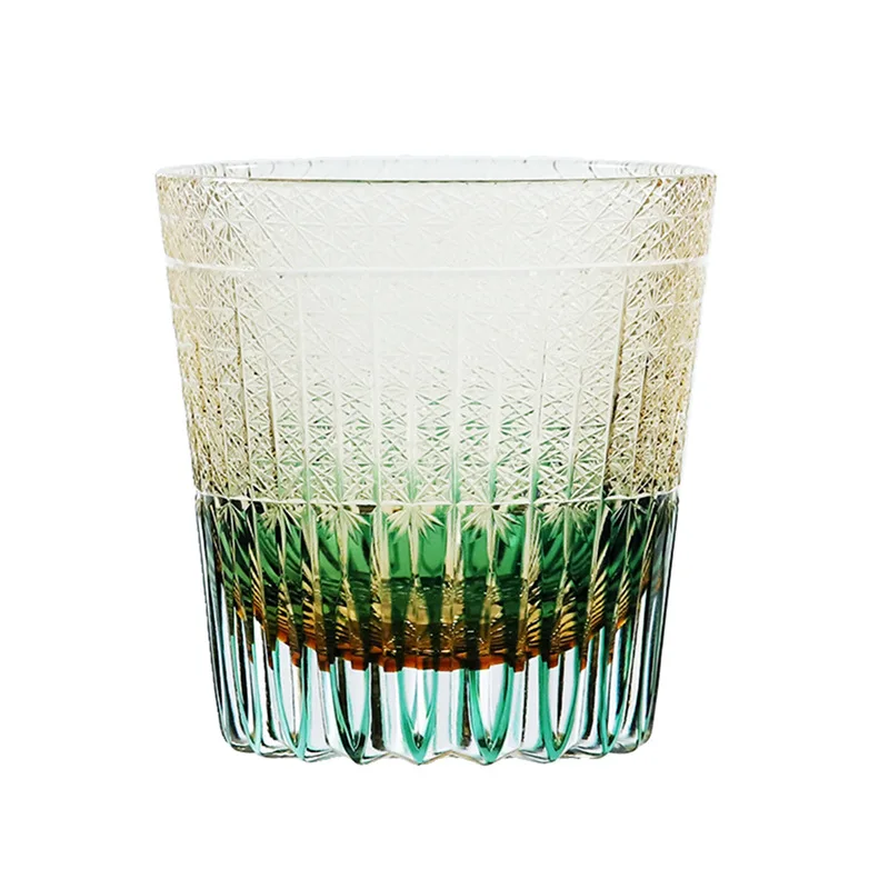 

Cup hand-carved crystal whiskey glass household purple fluorite high-value water cup gift box