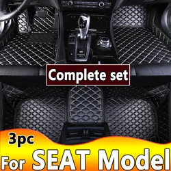 Car Floor Mats For SEAT Ateca Arona ibiza Leon Toledo Leon ST Alhambra Exeo Car Accessories