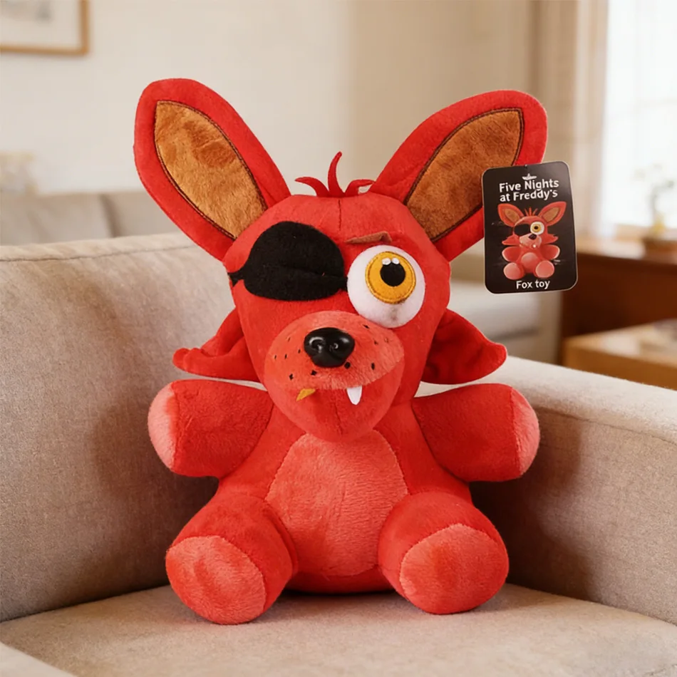 

2026 Новый мультфильм Five Night At Freddy Fnaf, милые плюшевые игрушки, игровая кукла, медведь Бонни, Фокси, мягкая кукла, игрушки Freddy для детей, подарок
