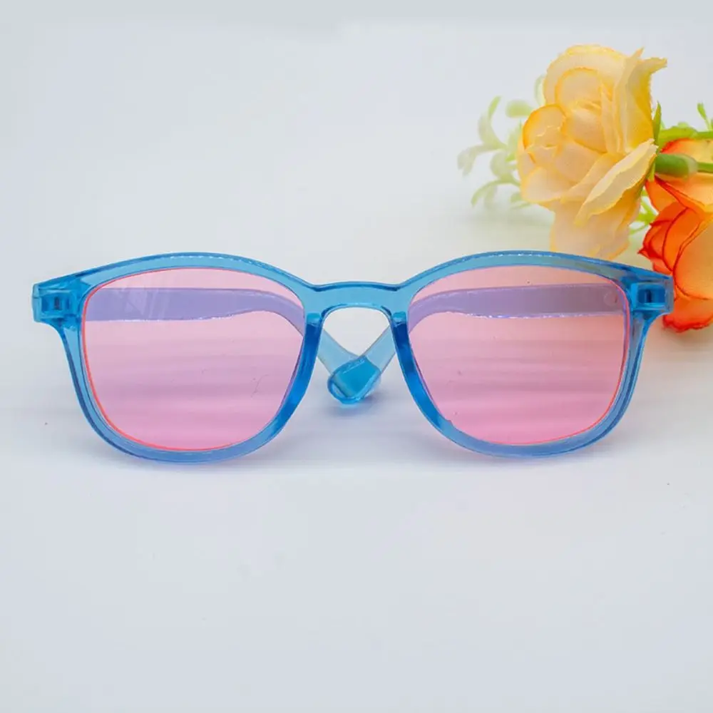 New 9.5cm Glasses Clothes Fashion Round Frame Dolls Glasses Cute Doll Eyeglasses for 15cm/20cm Cotton Dolls/1/3 1/4 BJD Dolls