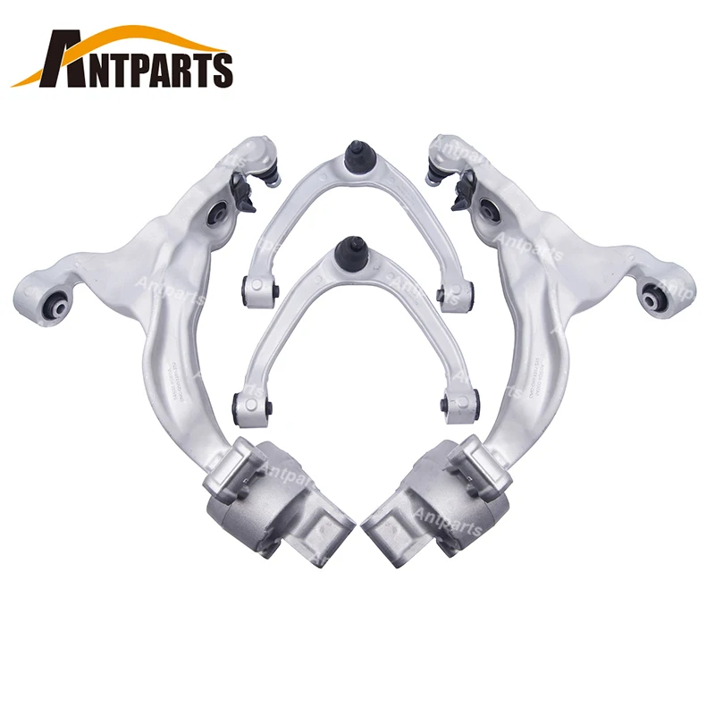 4PCS Auto Parts Car Front Suspension Upper Lower Control Arms Kit for Infiniti V35 Q50 Q60 Q70 Y51 EX35 54524JL00C 54525JL00C