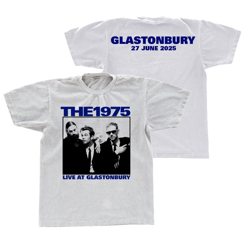 Summer THE1975 Print T-shirt Men Women Hip Hop Tshirt Short Sleeve T Shirt Streetwear Tops Tee