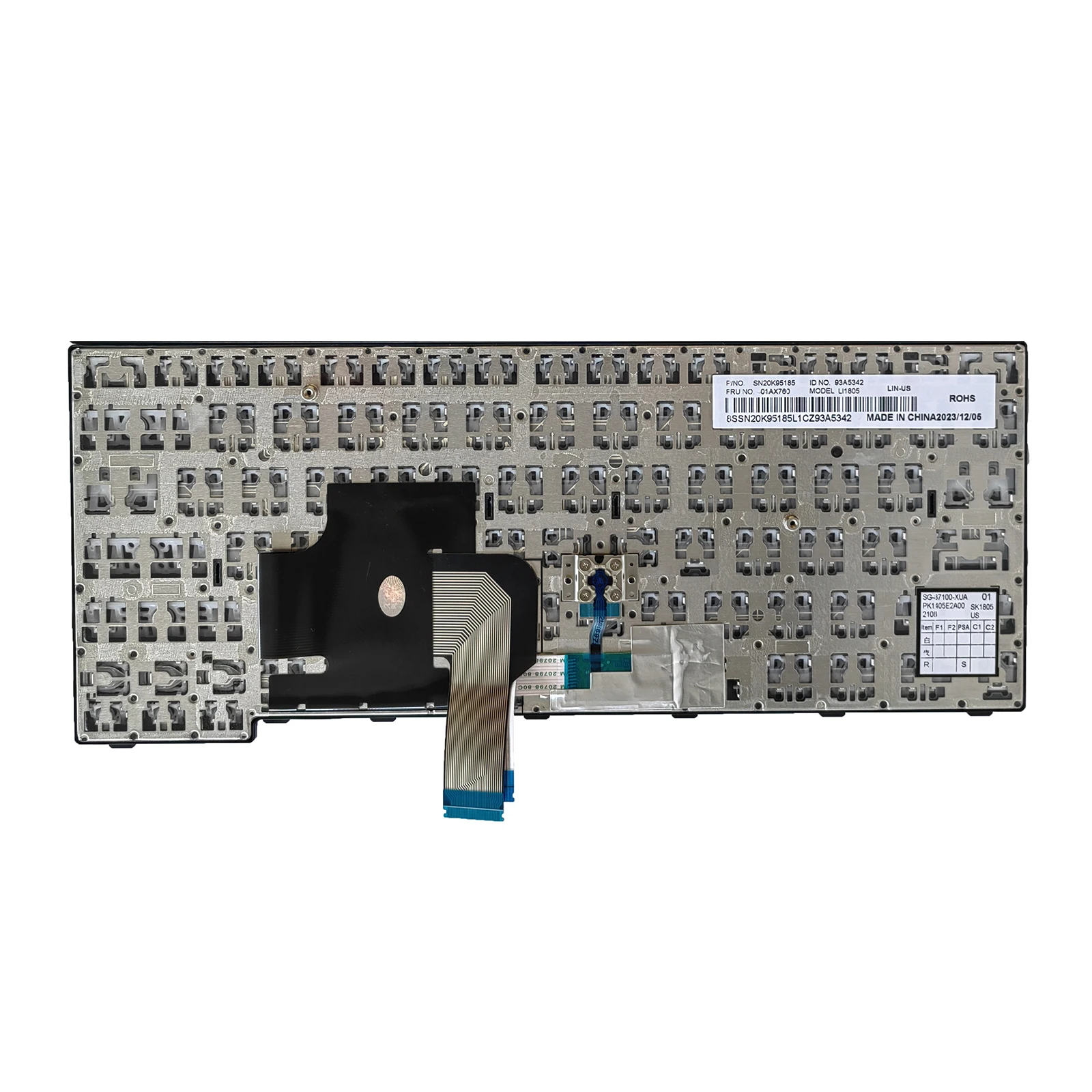 US Layout Keyboard for LENOVO IBM ThinkPad E450 E455 E450C W450 E460 E465 04X6181