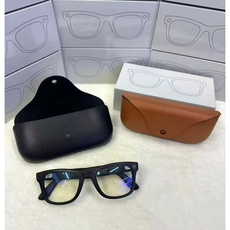 for MT5 ULTRA Style AI Smart Glasses 8MP Camera Charging Case WiFi6 Calling AI Translation Voice Control Waterproof Sun