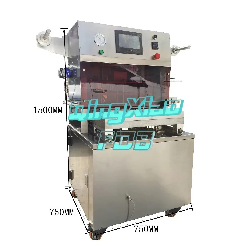 Vacuum Fresh  Vegetable Packaging Machine Fully Automatic Prefabricated Meat Modified Atmosphere Sealing Packaging Equipment FOB