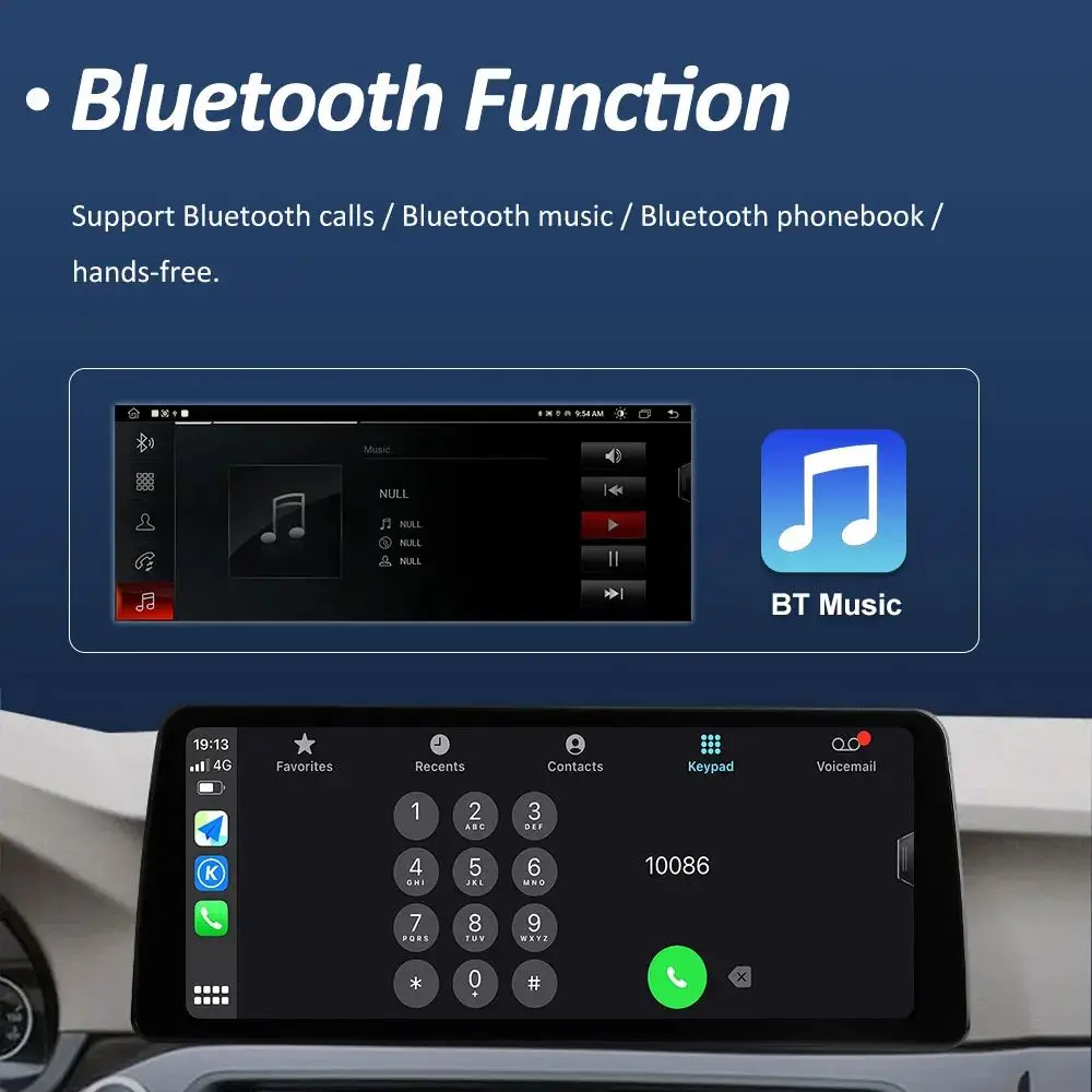 Android Car Radio Video Multimedia Player 12.3\'\' for BMW X5 F15 X6 F16 2014 - 2017 NBT System DSP Stereo 4G WiFi GPS Navi