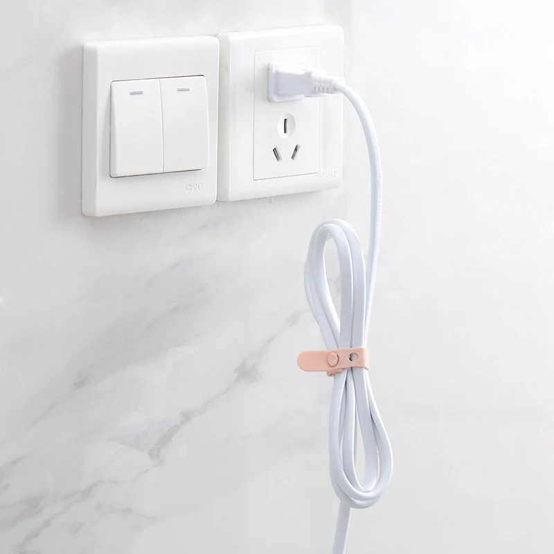 Charging Cable Storage Clips Earphone Winder Wire Cord Winder Data Cable Organizer Multifunction Cord Protector Adjustable