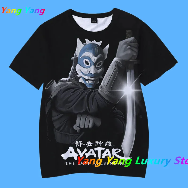 New Kids T Shirt Fashion Cartoons T-shirt 3D Print T Shirts Anime Avatar The Last Airbender Men T-shirts Top Women T-shirts