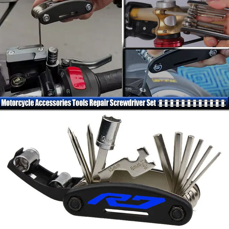 16 In 1 Tool Repair Screw Driver Accessories ﻿For YZF R7 YZFR7 YZF-R7 2021-2023 2024