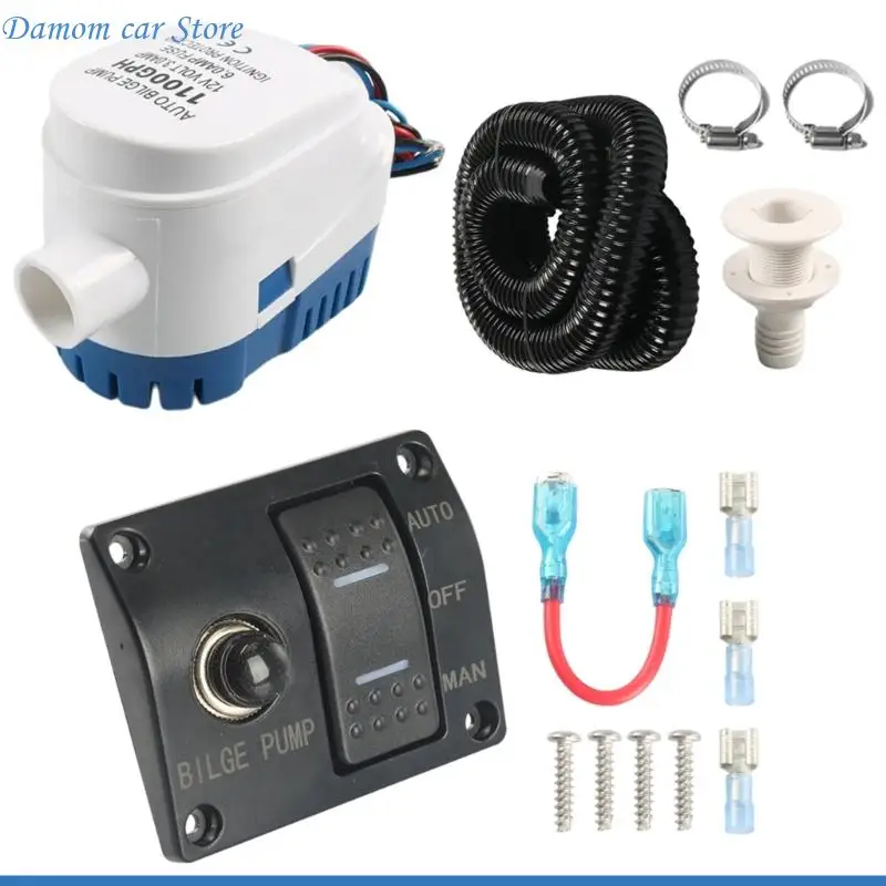 A2UC Marine Bilge Automatic 750LPH 1100LPH Boat Bilge For Boats Kayaks