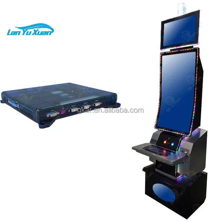 2023 조정 가능한 43 인치 수직 멀티 게임 기계 LED 러닝 라이트 PC 스킬 게임 배송 준비 완료