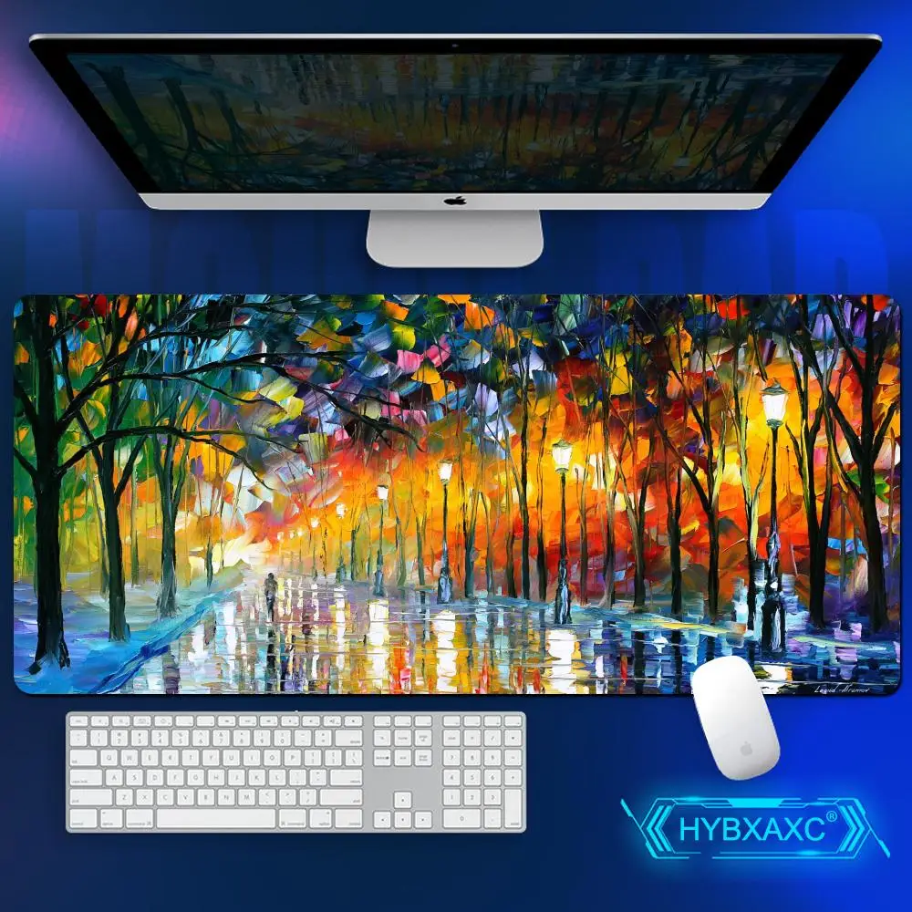

Abstract Colorful Bloom Flower Mouse Pad Gaming Mousepad Large Computer Keyboard Pad Anime Game Mouse Pad Game Pad XXL Desk Mat