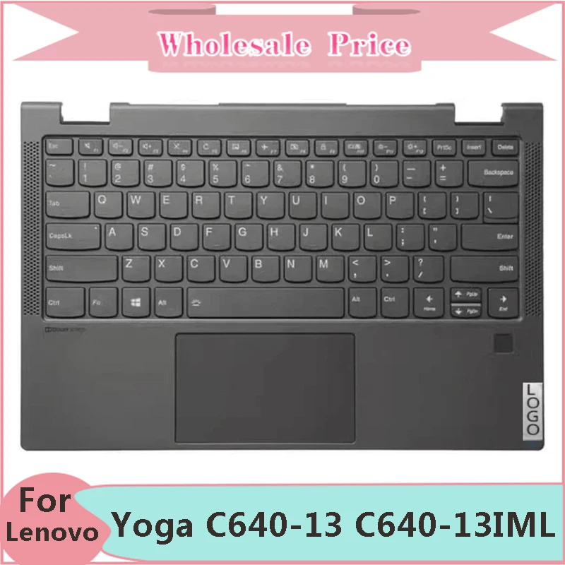 

New Original For Lenovo Yoga C640-13 C640-13IML Laptop Palmrest Case Keyboard US English Version Upper Cover