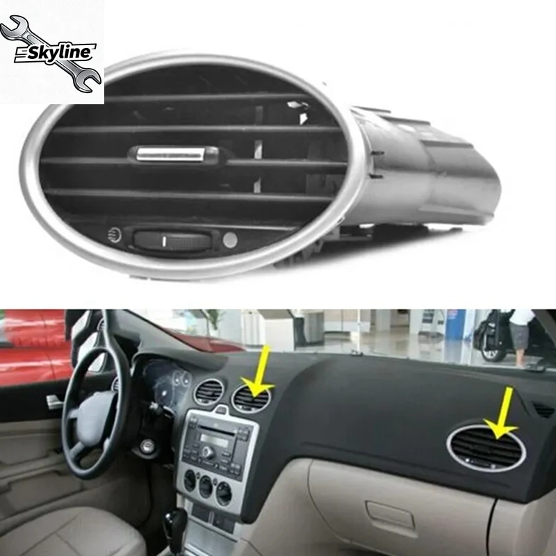 Front Dash Center Air Conditioning Outlet Vent Grille Assy For MK2 2005-2013 4M51-A014L21-AD
