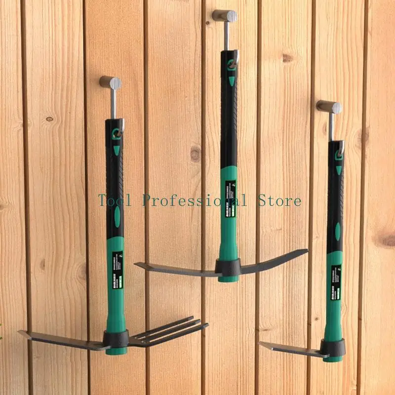 57QF Strong Fiber Shafts Double Sided Gardening Hoe For Soil Cultivation