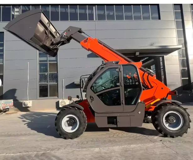 Customized 17.6m Off-road Telehandler 4WD Telescopic Handler For Building Material Handling