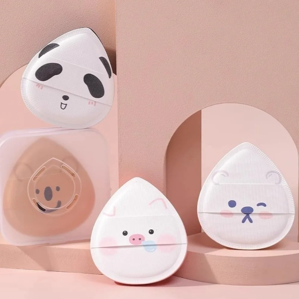 Cute Super Soft Zoo Powder Puff Dry and Wet Cartoon Soft Air Cushion Makeup Tool Air Cushion Powder Puffs