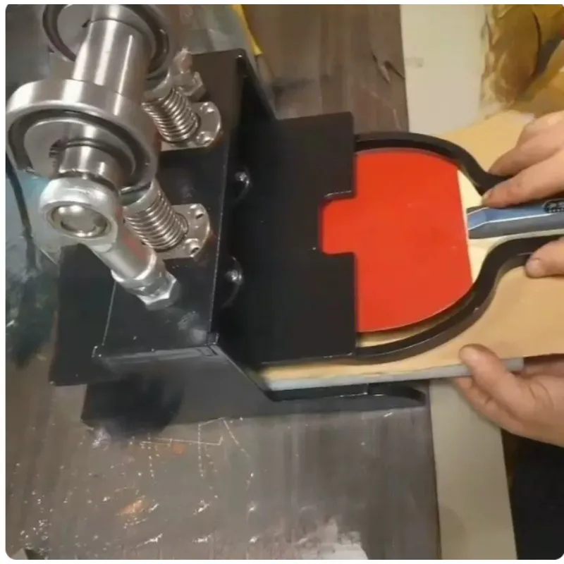 Universal Manual Table Tennis Racket Rubber Cutting Machine Edge Trimmer For Ping‑Pong Bat Rubber Replacement Making