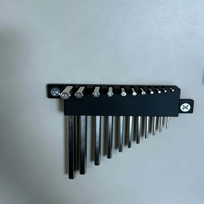 Modular hexagonal wrench wall-mounted bracket hexagonal wrench storage rack Garage tool wall rack