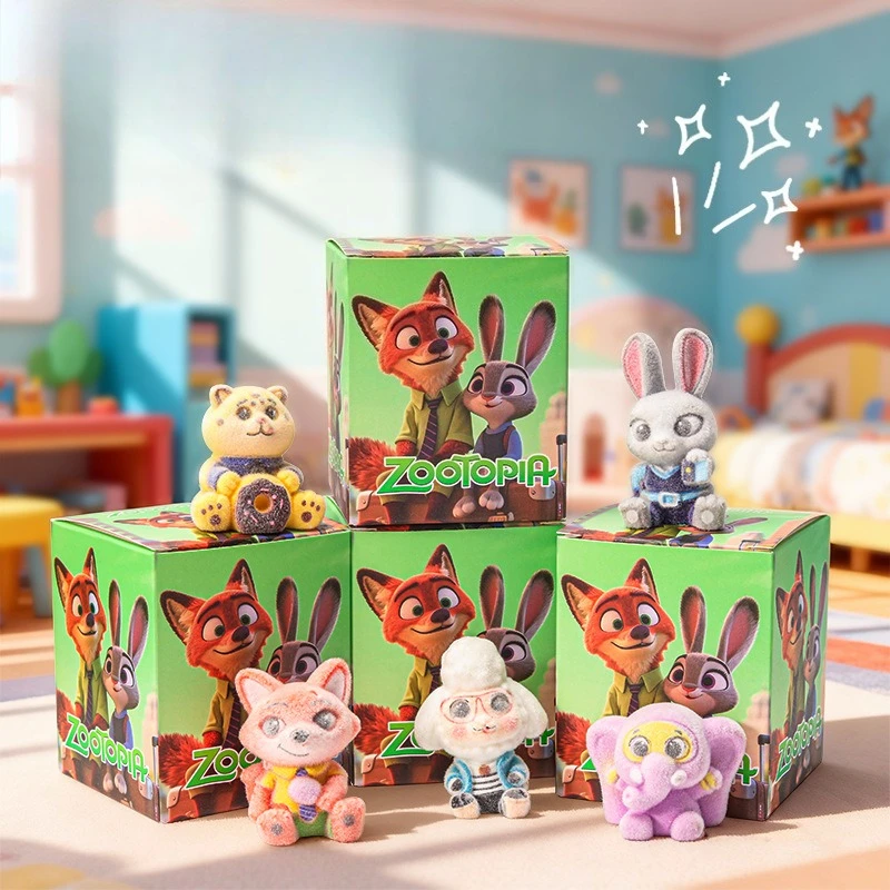 12 قطعة ديزني أنيمي Zootopia صندوق أعمى المفاتيح دمية الكرتون لطيف سطح المكتب لعب الفتيان والفتيات هدايا عيد الميلاد #1