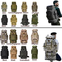 80L/100L  Mountaineering Bag Climb Bag Tactical Backpacks Large Backpack Outdoors Hiking Camping Travel Bags - Image 3