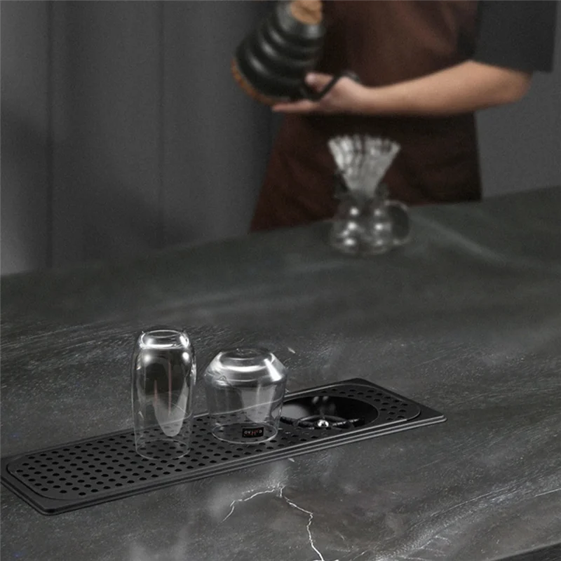 ABLN-Pencuci Cangkir Tekanan Tinggi Wastafel Bar Mesin Cuci Cangkir Otomatis Tertanam Mesin Cuci Cangkir Tekan Desktop Kedai Kopi Komersial