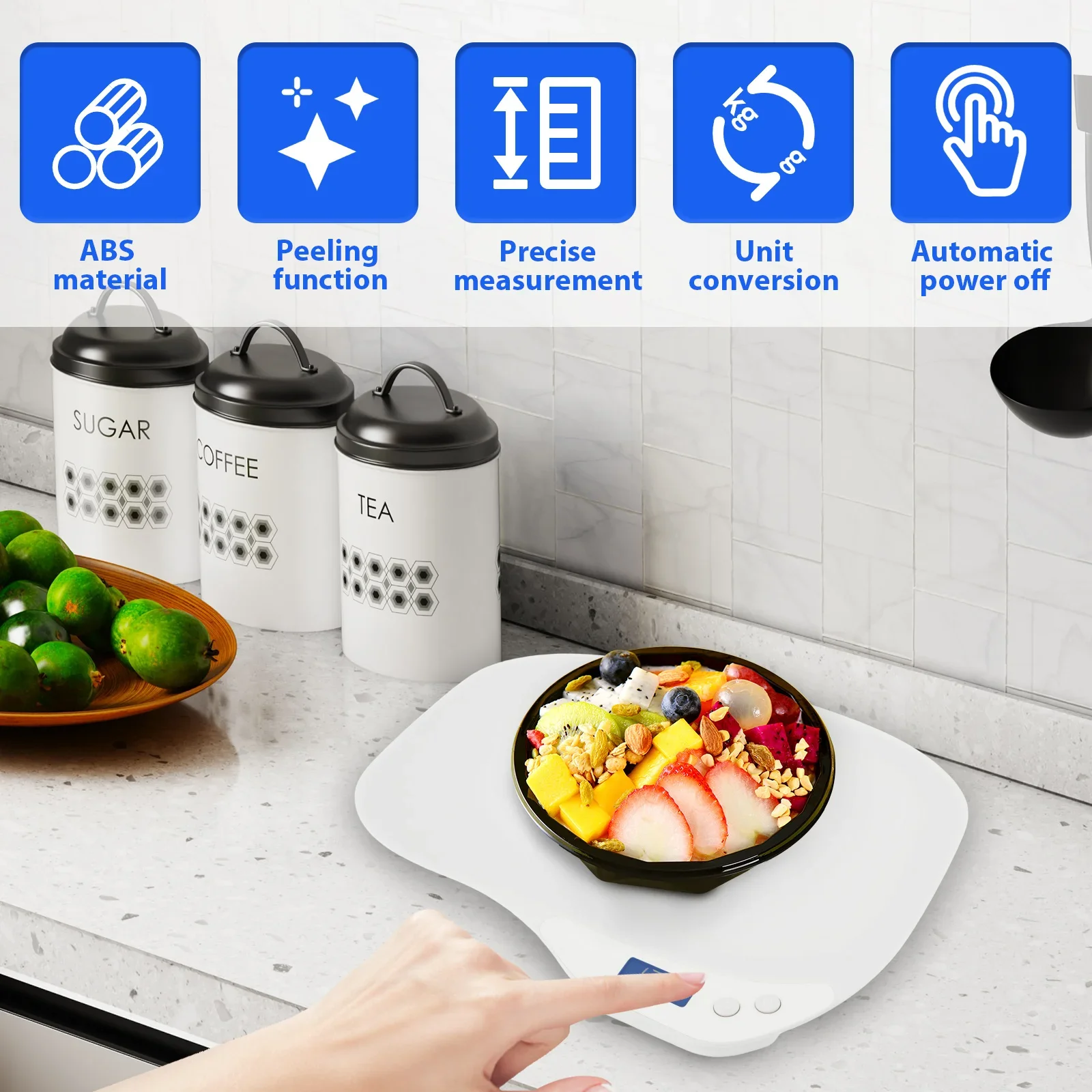 Small Digital Pet Scale High Precision Mini Electronic Pet Weight Scale with LED Display Multi-role Kitchen Food Weighing Scale