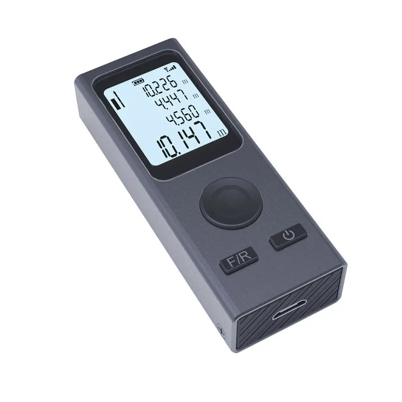 Imagem -02 - Telêmetro a Laser Digital Inteligente Inteligente Mini Carregamento Usb Recarregável Portátil Medidor de Distância 30m