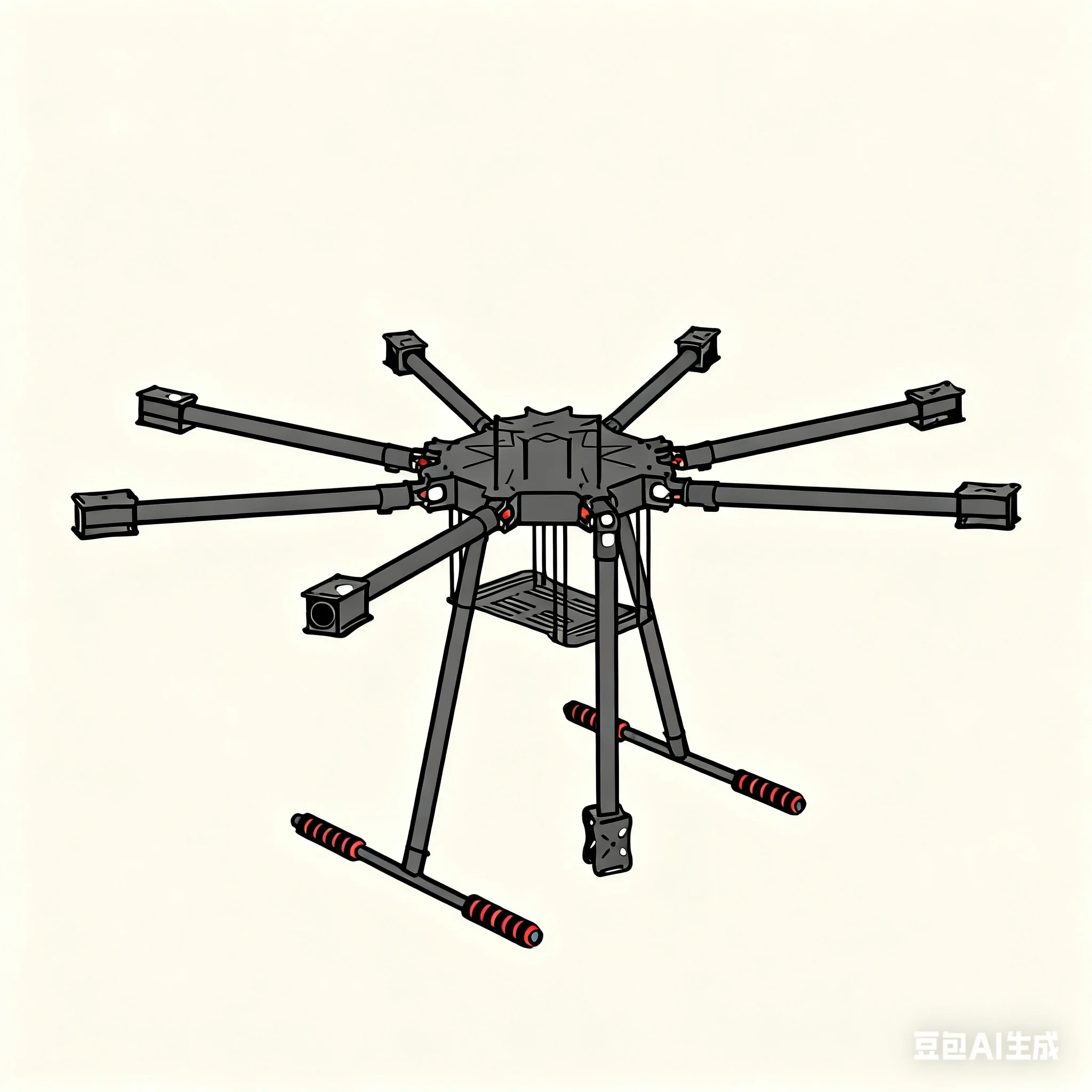 Angeltoy LX1100 Full Carbon Fiber 1100mm Octa-Rotor Frame BLHELI 40A ESC 2.4.8 Double M9N Flight Comtrol Set D4114 Motor