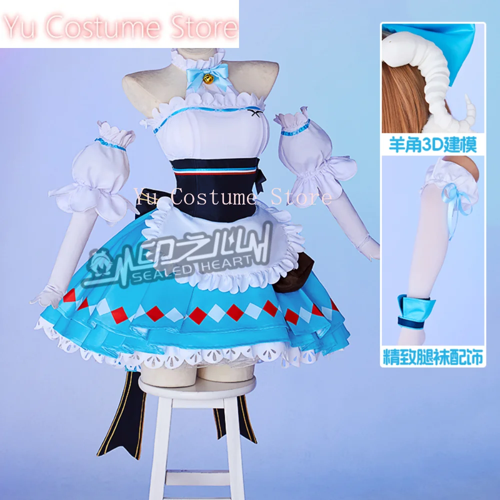 

Yu Costume Arknights Eyjafjalla Cosplay Costume Cos Game Anime Party Uniform Hallowen Play Role Clothes Clothing Women