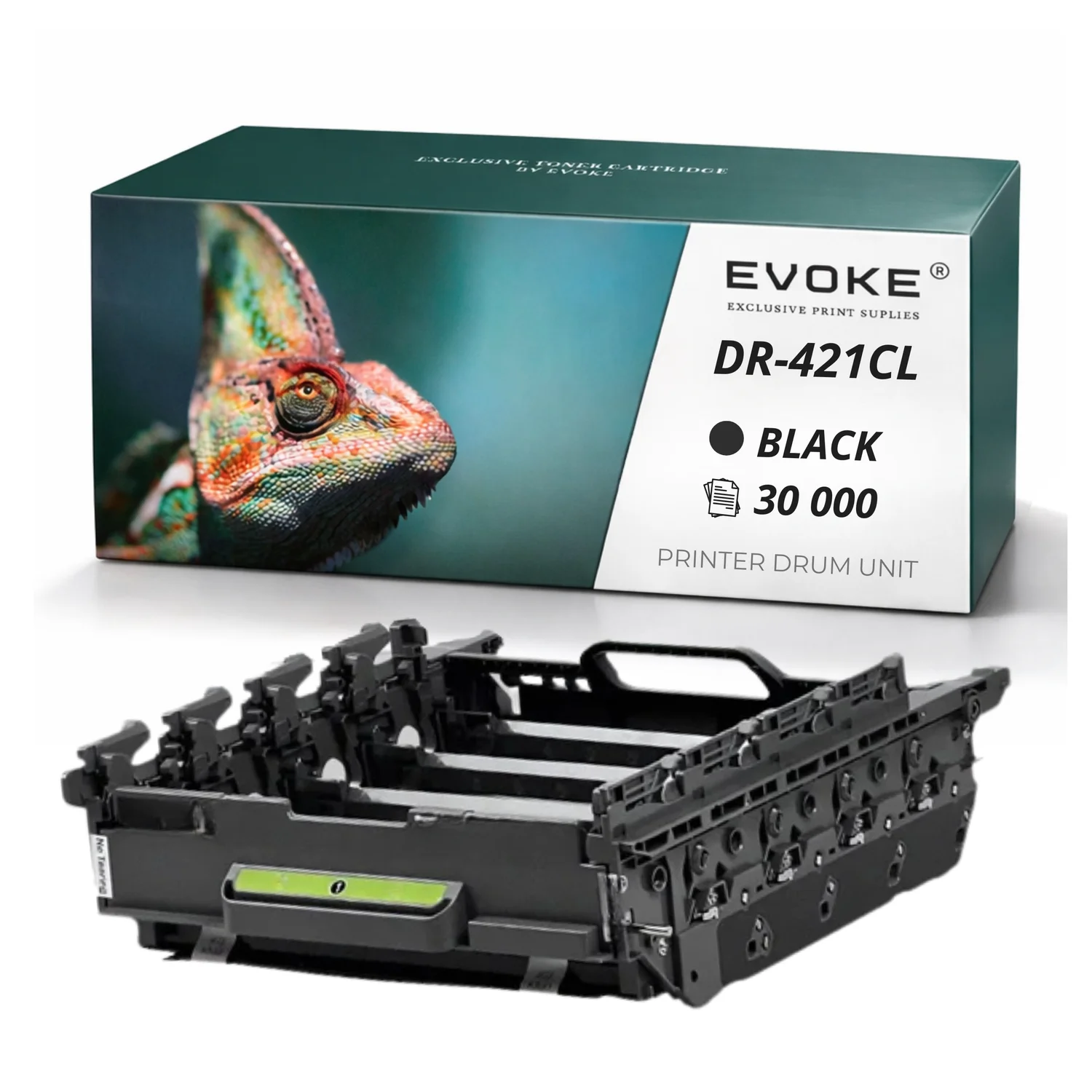 Evoke Compatibele Trommel voor Brother Dr-421Cl Dr421Cl Zwart 30000 Pagina's Dcp-L8410Cdw Hl-L8260Cdw Mfc-L8690Cdw