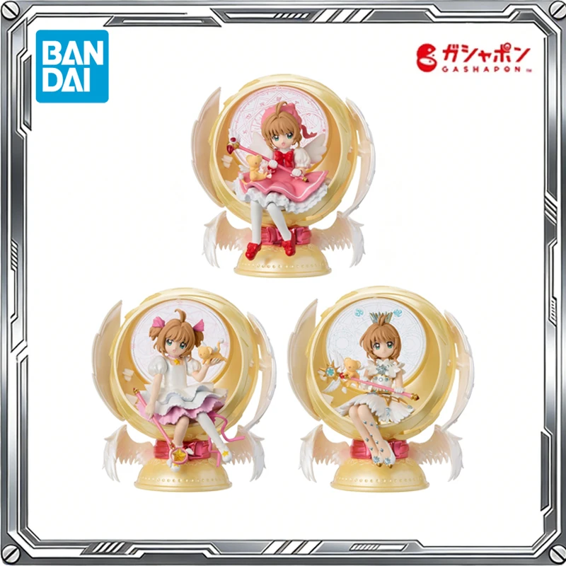 

Bandai Original Gashapon Cardcaptor Sakura Anime Kinomoto Sakura Action Figure Toys Boys Girls Gift Collectible Model