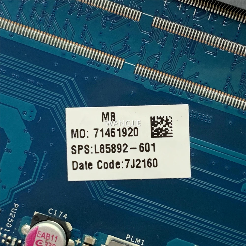 Imagem -03 - Laptop Motherboard para hp Pavilion L85892601 L85892001 Fpw50 La-h325p Uma Celn4020 Win 100 de Trabalho