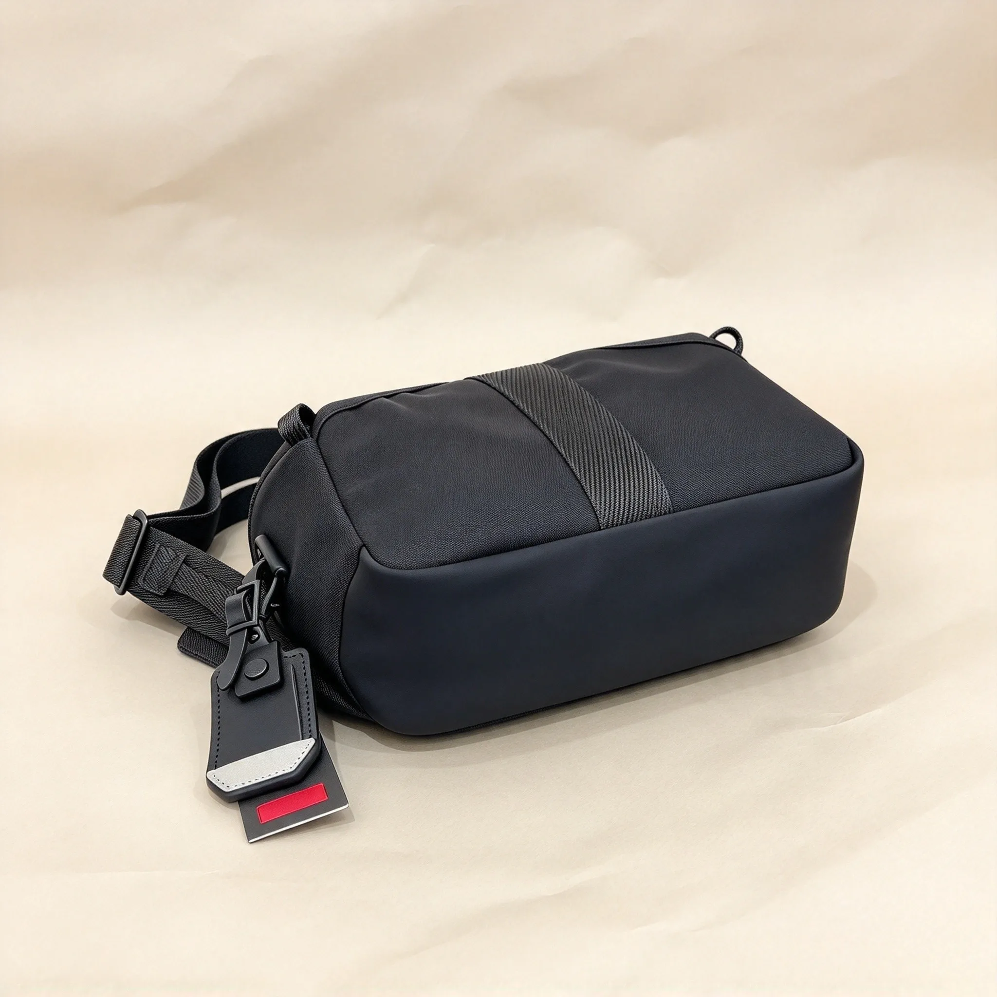 Portable Ballistic Nylon Chest Bag for Men, Business Casual Single Shoulder Crossbody Sling Bag