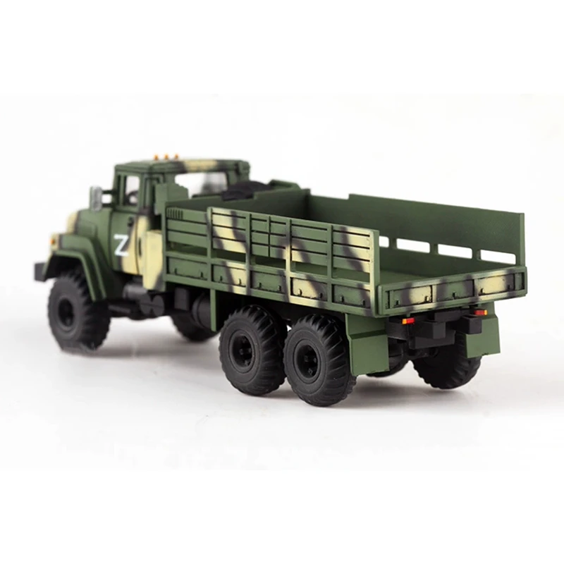 Russo Caminhão De Transporte Pesado, Modelo De Veículo Blindado De Brinquedo, Fãs Adultos Coleção, Decoração Exibir Presentes, KRAZ260, Escala 1/72